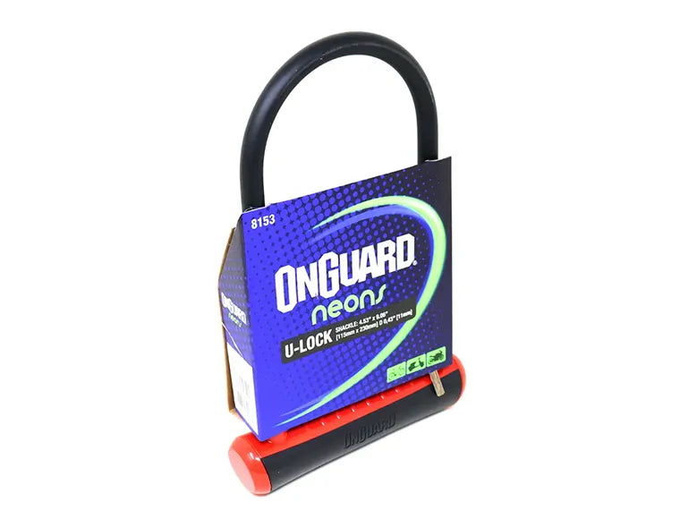 Candado Onguard Llave U-Lock Ns 115X230 Mm Rojo