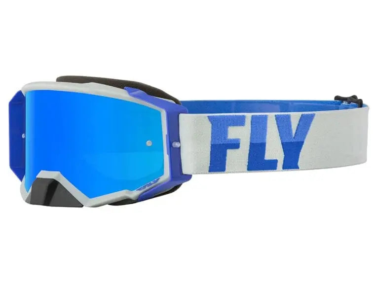 ANTIPARRA FLY RACING ZONE PRO GOGGLE GREY/BLUE W/ SKY BLUE Fly Racing Mtb