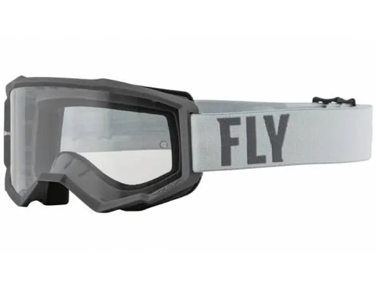 ANTIPARRAS FLY RACING FOCUS GREY/DARK GREY CLEAR LENS Fly Racing Mtb