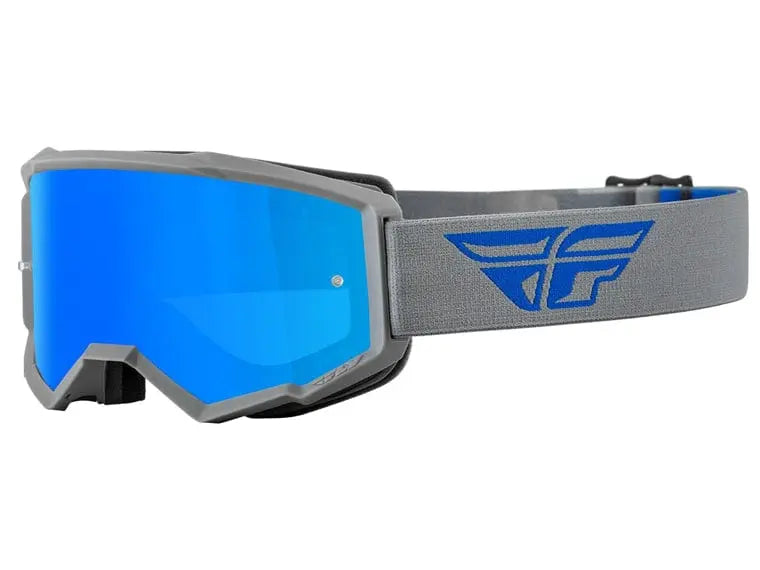 ANTIPARRA FLY RACING ZONE GREY/BLUE W/ SKY BLUE MIRROR/SMOKE Fly Racing Mtb