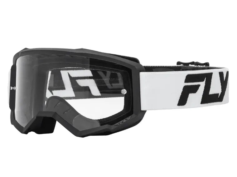Antiparra Fly Racing Focus Blanco/Negro