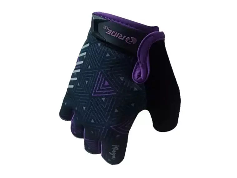 Guante Ridexc Maya Corto Black/Grey/Purple