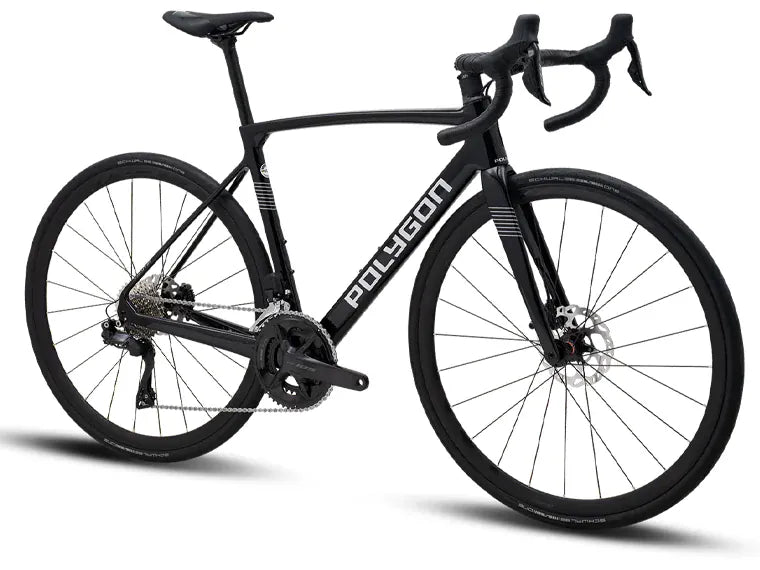 Bicicleta Polygon strattos carbon s7x black- 105 di2 12v m 2