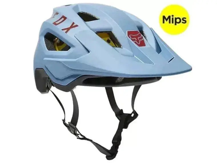 Casco Fox Speedframe Misp Celeste (S)
