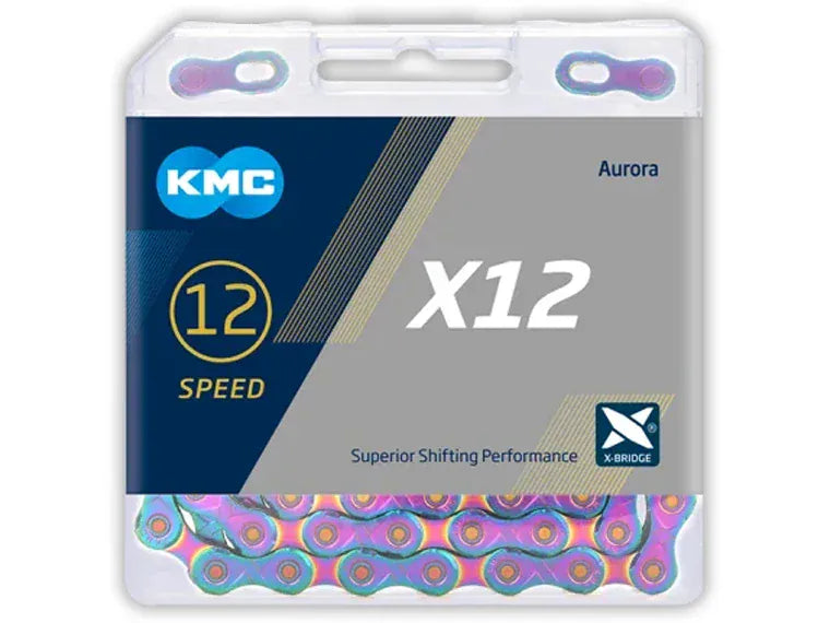 Cadena Kmc X12 Aurora 1/2X11/128X126L 2