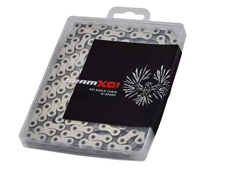 Cadena Sram Eagle X01 12V 126 Links Plata