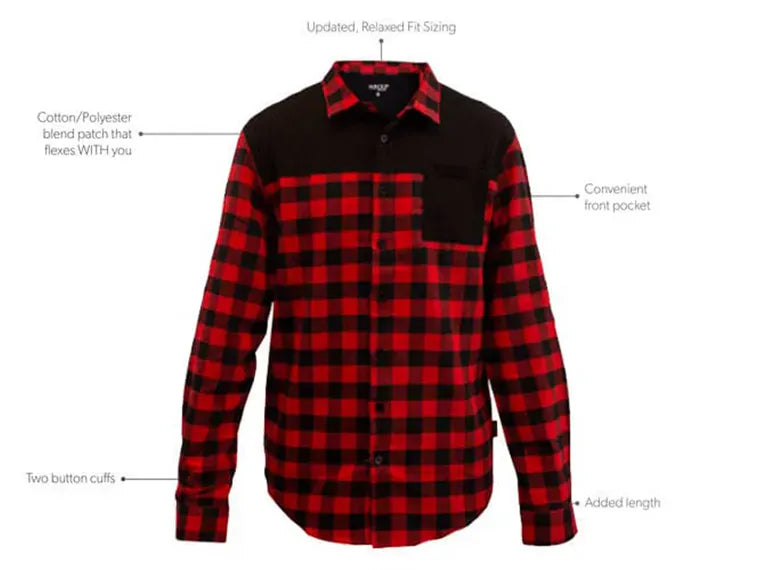 Camisa Handup Flextop Roja/Negra