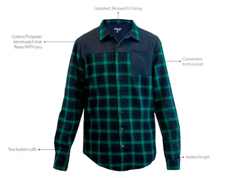 Camisa Handup Flextop Verde Navy