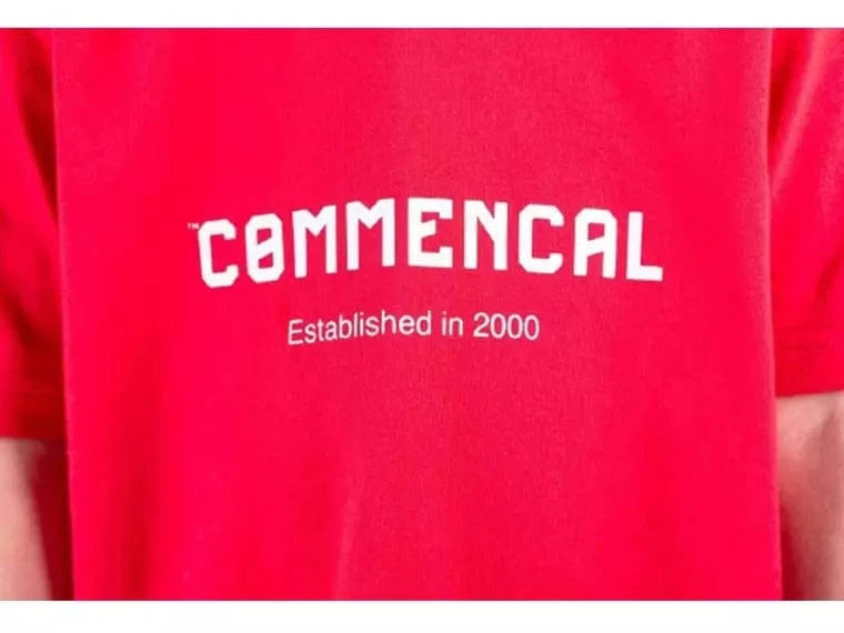 Camiseta Manga Corta Commencal Kids Corporate True Red