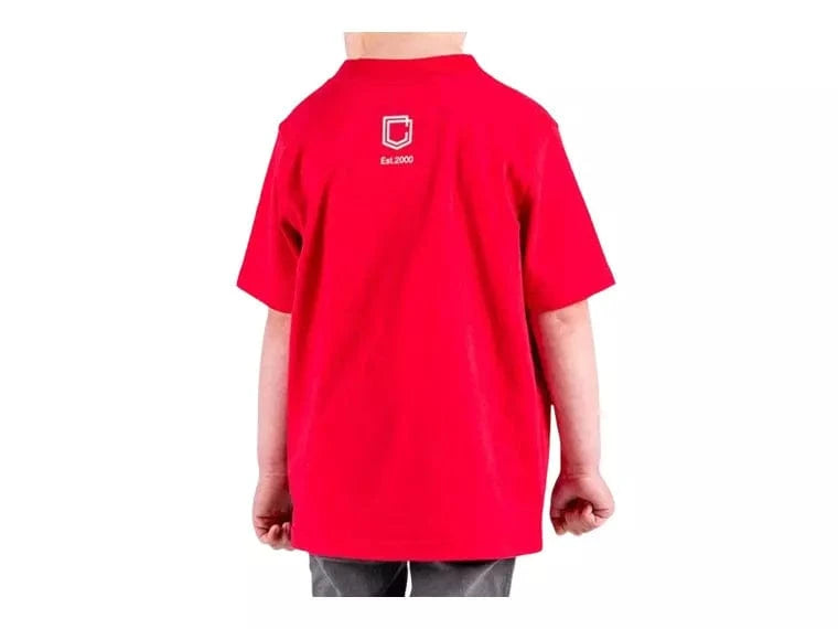 Camiseta Manga Corta Commencal Kids Corporate True Red