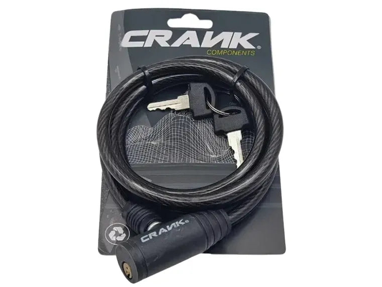 Candado Crank Modelo 515 8 X 1200 Mm Color Negro Con Llave.