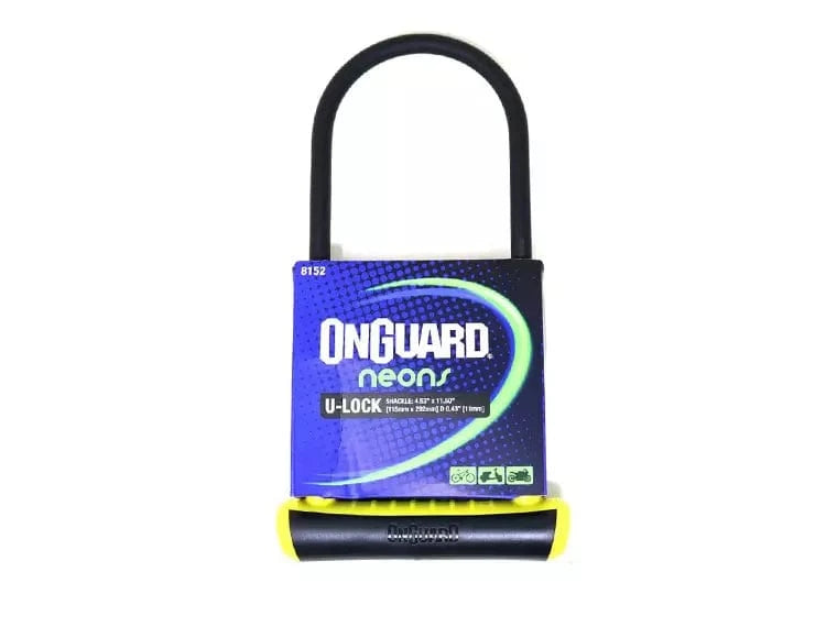 Candado On Guard U-Lock Neon Serie Ls Amarillo