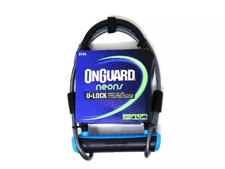 Candado On Guard U-Lock Neon Series Dt Azul
