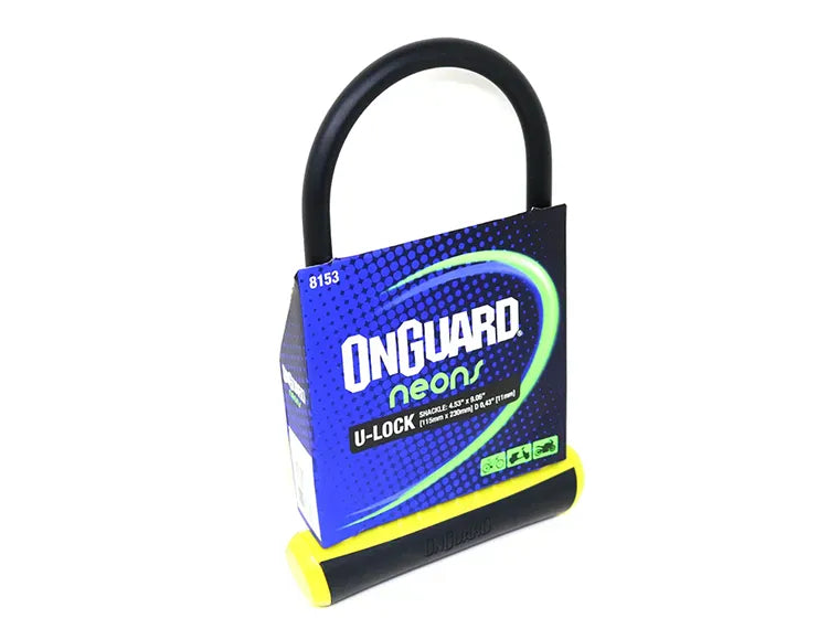 Candado Onguard Llave U-Lock Ns 115X230 Mm Amarillo