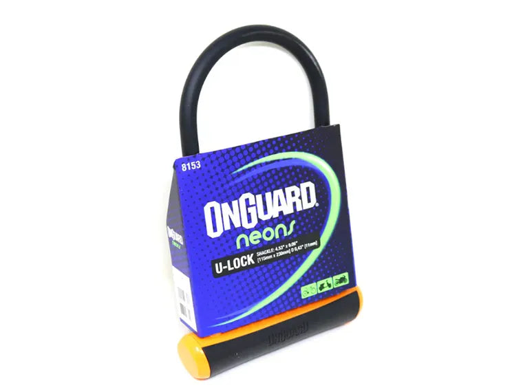 Candado Onguard Llave U-Lock Ns 115X230 Mm Naranjo