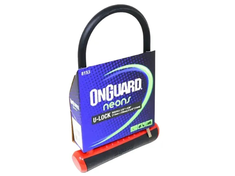 Candado Onguard Llave U-Lock Ns 115X230 Mm Rojo