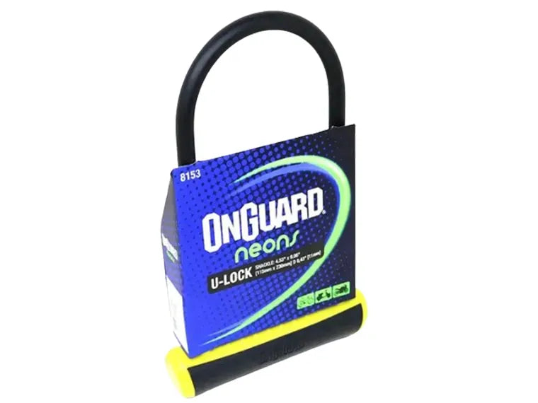 Candado Onguard Llave U-Lock Ns 115X230mm Amarillo