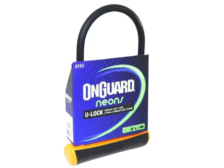 Candado Onguard Llave U-Lock Ns 115X230mm Naranjo