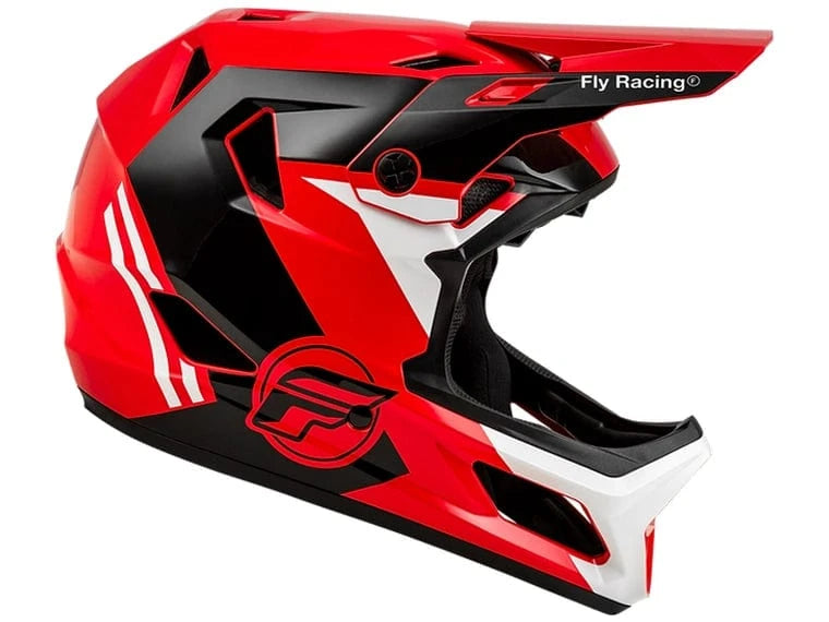 Casco Fly Racing Rayce Red Black White