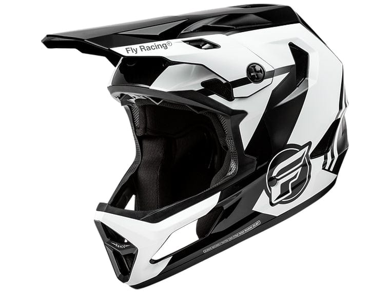 Casco Fly Racing Rayce Black White Grey Xl Fly Racing Mtb