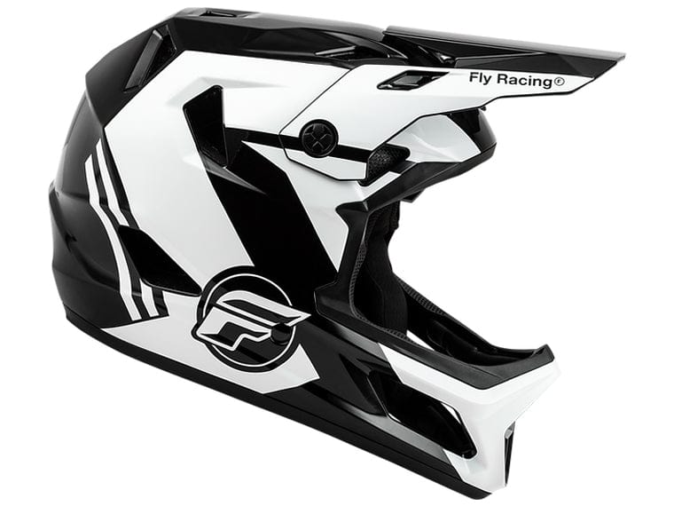Casco Fly Racing Rayce Black White Grey Xl Fly Racing Mtb
