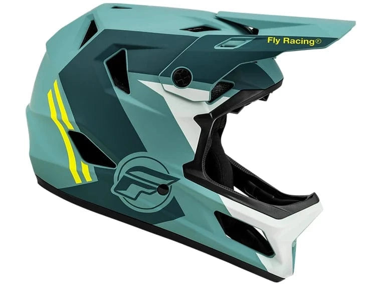 Casco Fly Racing Rayce Matte Blue Stone Hi-Vis
