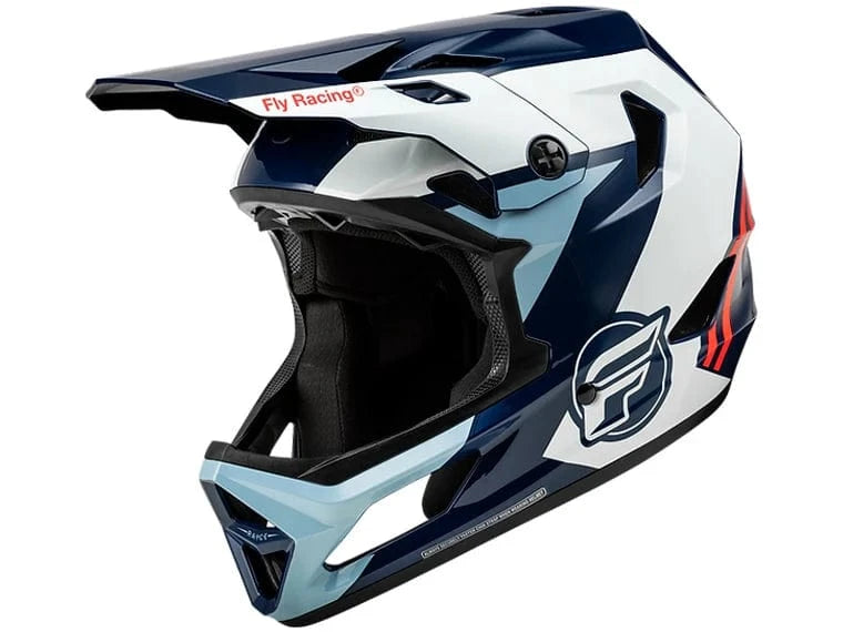 Casco Fly Racing Rayce Red White Blue