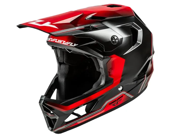 Casco Fly Racing Rayce Repeat Negro Rojo Talla L.