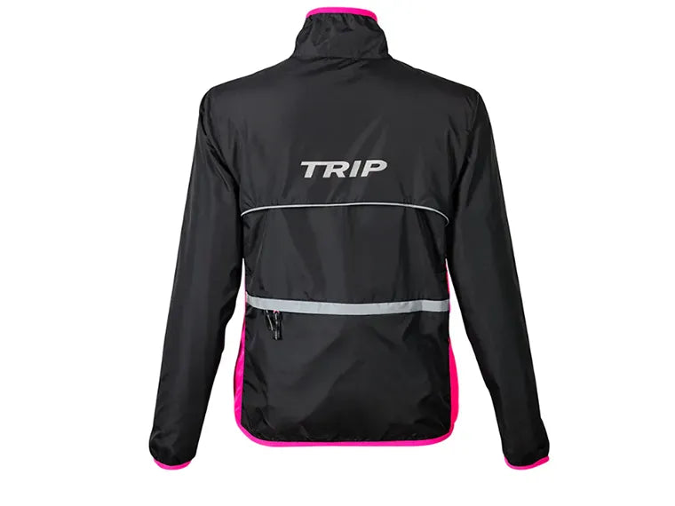 Cortaviento Trip Black/Pink