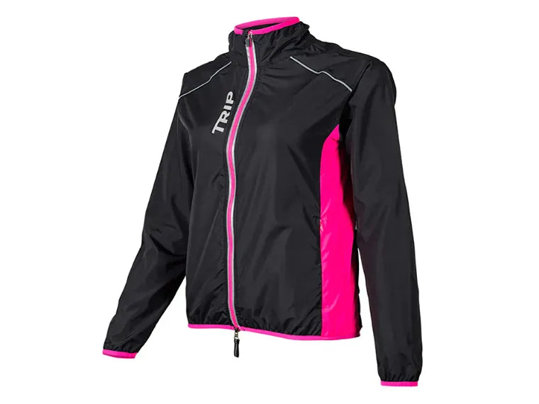 Cortaviento Trip Black/Pink