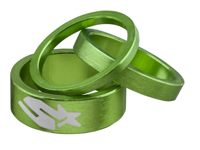 Espaciadores De Direccion Spank Spacer Kit Green