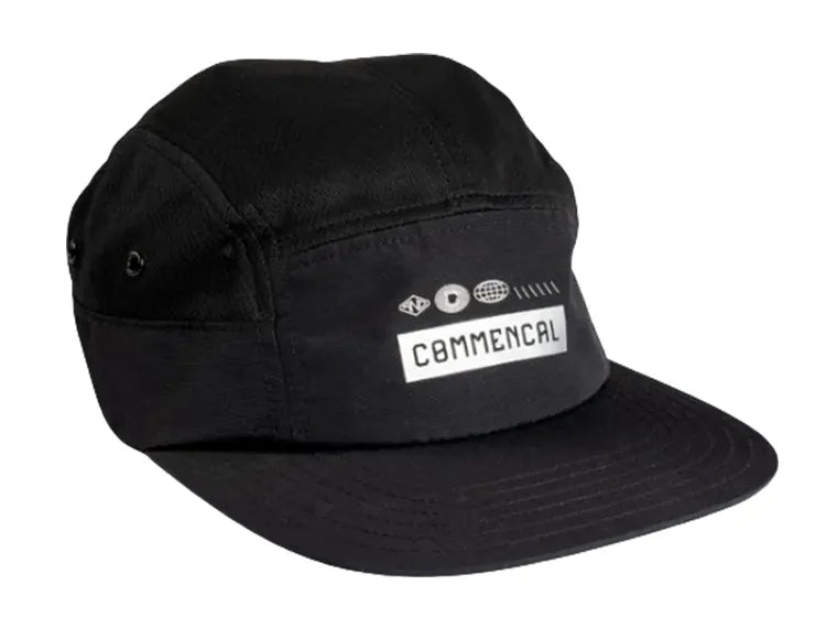 Gorra Commencal 5 Panels Fast Black