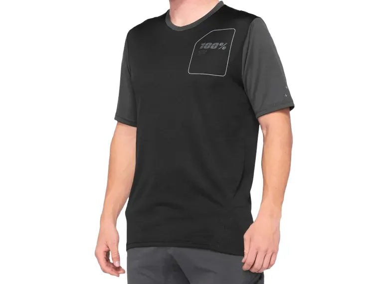 Jersey 100% Ridecamp Charcoal/Black SM 100%