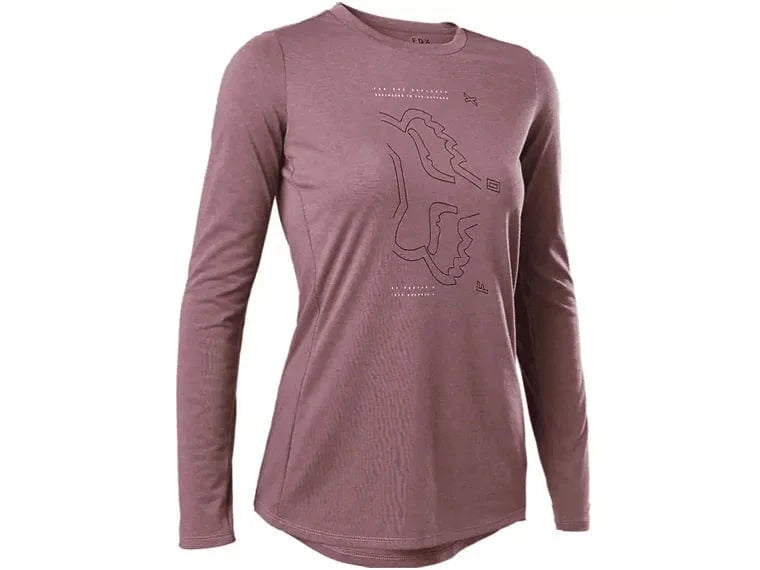 Jersey Fox Mujer Manga Larga Ranger Dr Morado