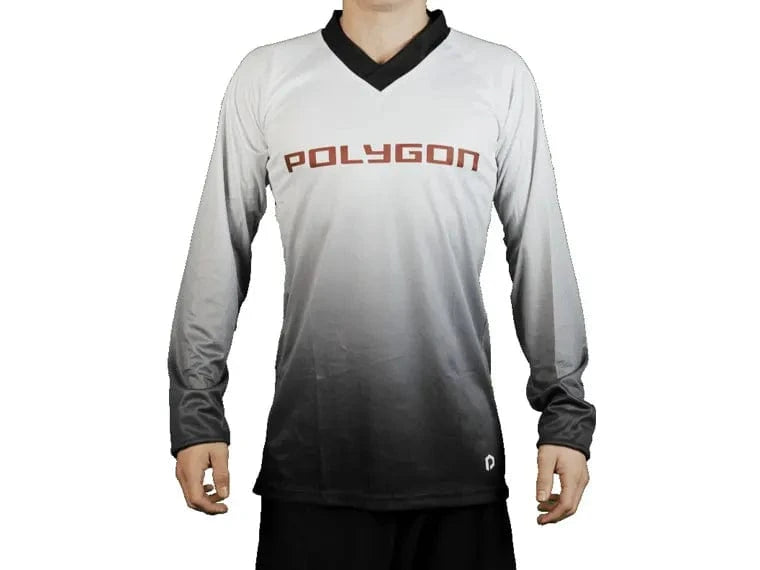 Jersey Polygon Enduro Factory Blanco