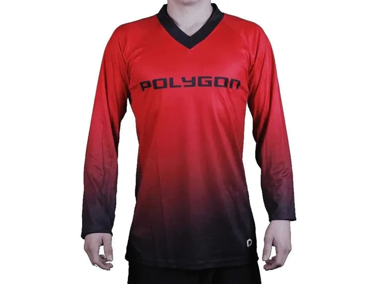 Jersey Polygon Enduro Factory Rojo
