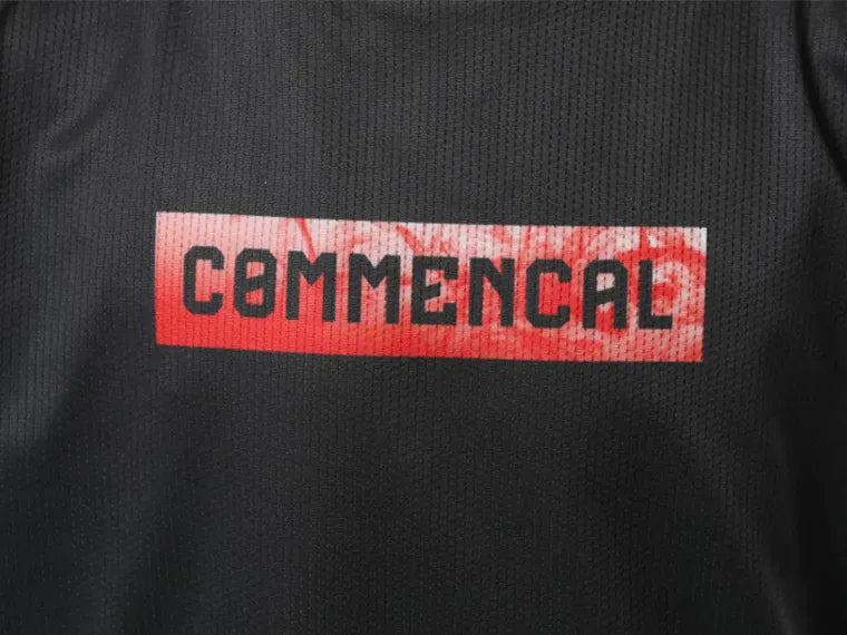 Maillot Commencal Lightech Manga Larga Kids Corporate Black