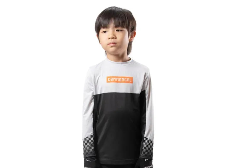 Maillot Commencal Lightech Manga Larga Kids Race Dark Grey