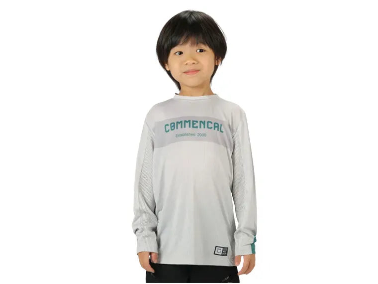 Maillot Commencal Lightech Manga Larga Kids Race Grey Polychrom