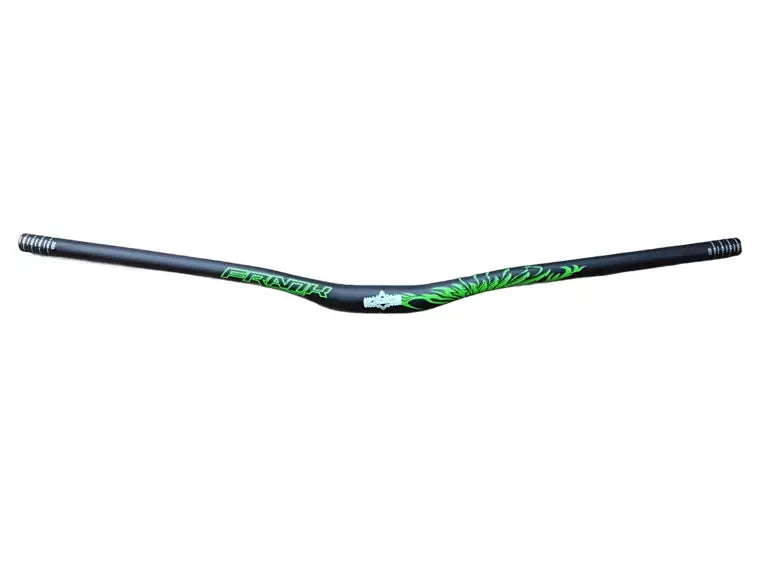 Manubrio Mtb 31 8Mm Frank 800Mm Rise 25 Black Green