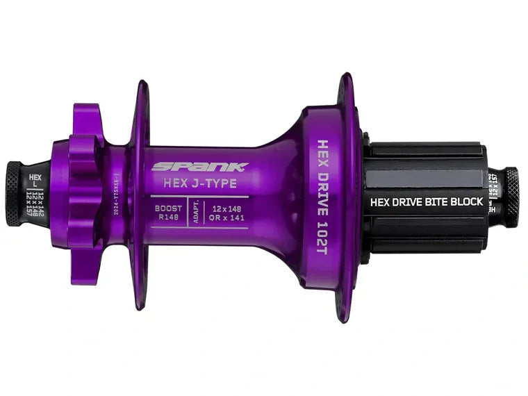 Maza Spank Trasera Hex J-Type Boost R148 Hg Hub Purple