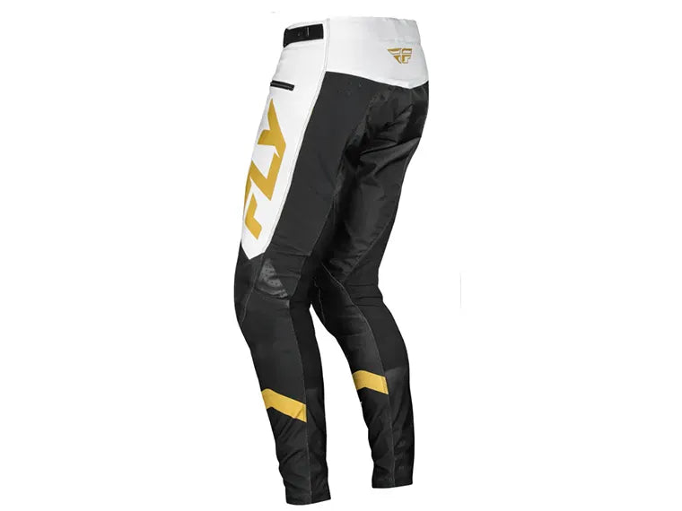 Pantalón Fly Racing Rayce Blanco/Negro/Dorado Talla 34