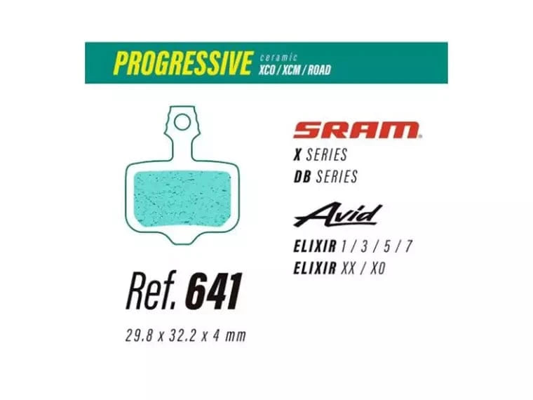 Pastilla De Freno Less Brakes Progressive 641 Para Sram Red, Force, Rival Axs