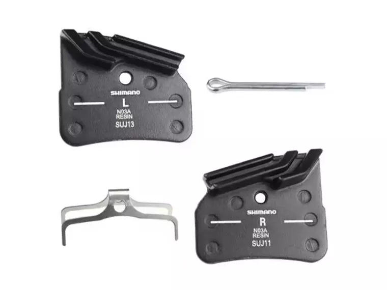 Pastilla Shimano Bpn03Arf Resin Pad W/ Fin (N03A-Rf) Pad Spring 1 Pair Empaque