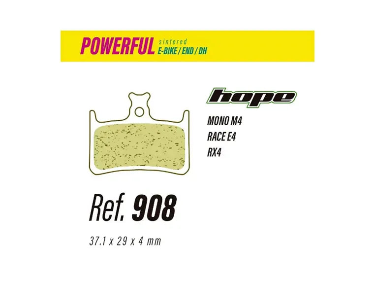 Pastillas Less Brakes Powerful 908 Para Hope E4