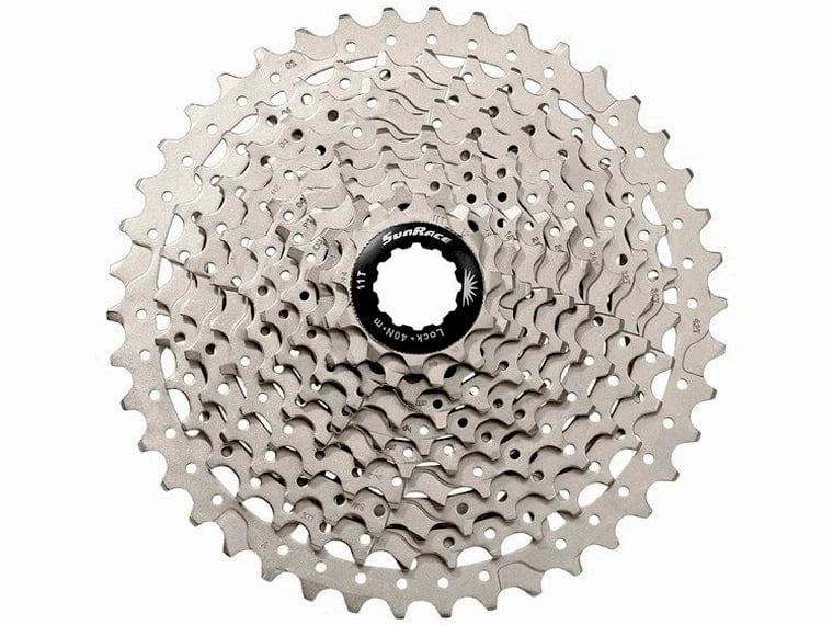 Piñon Sunrace Ms2 10V 11-46T Plateado