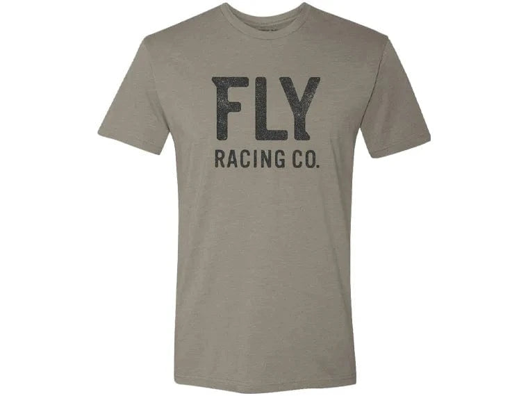 Polera Fly Racing Gauge Tee Warm Grey