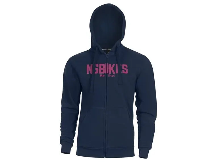 Poleron Ns-Bikes Stay True Con Cierre Navy Blue