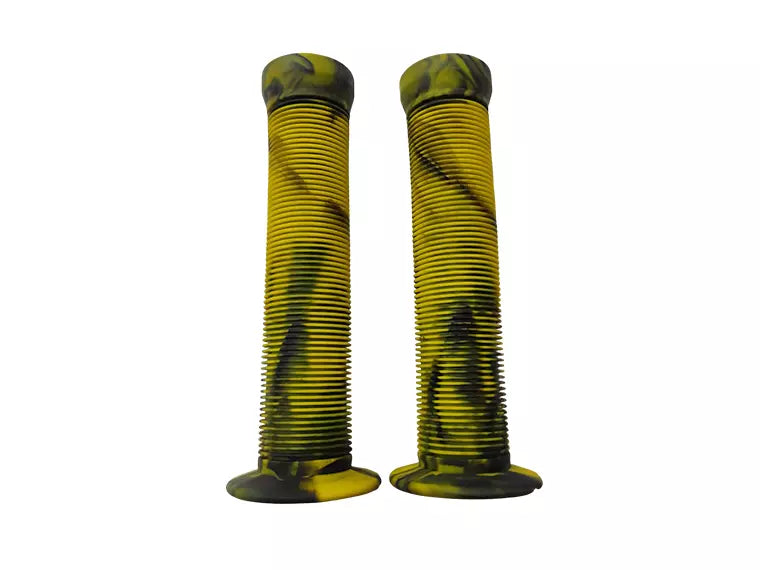 Puño Goma Bmx Gati Negro/Amarillo Con Flange
