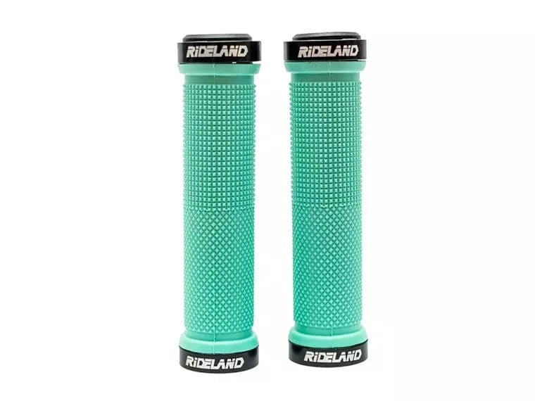 Puños De Bicicleta Fijacion Rideland Turquesa